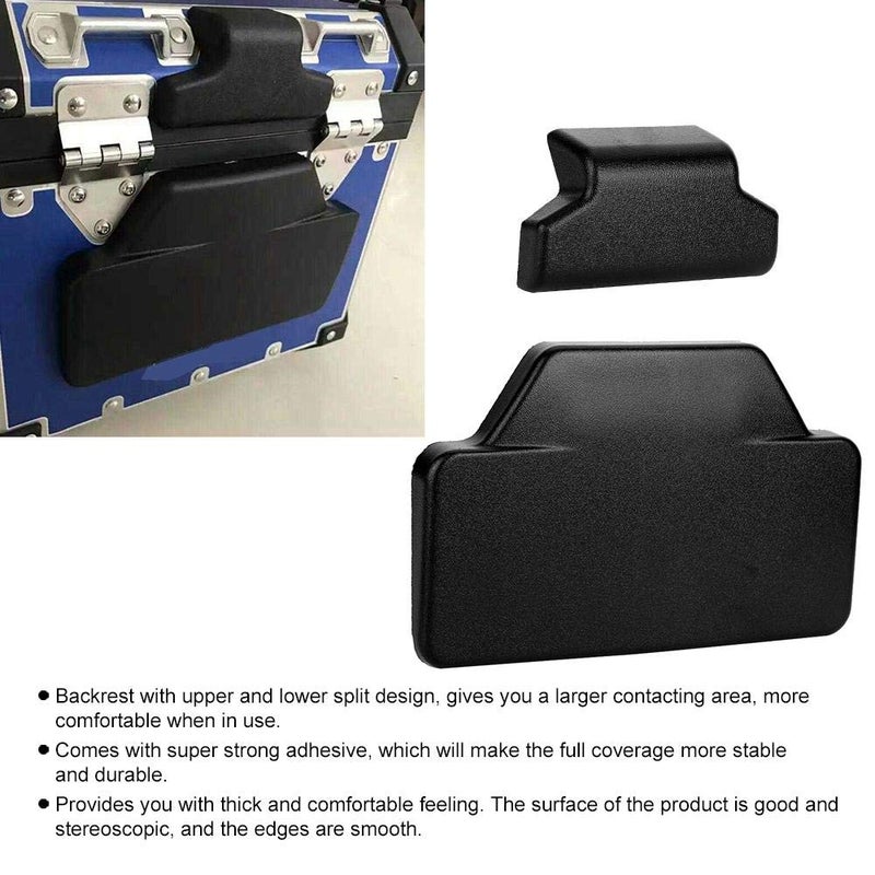 Suuonee Motorcycle Back Cushion, CNC Rear Pad Saddlebag Trunk Passenger Backrest Accessory Motorcycle Backrest Pad Top Case Backrest Pad Fit for F8GS Black Motorcycle Backrest - Image 5